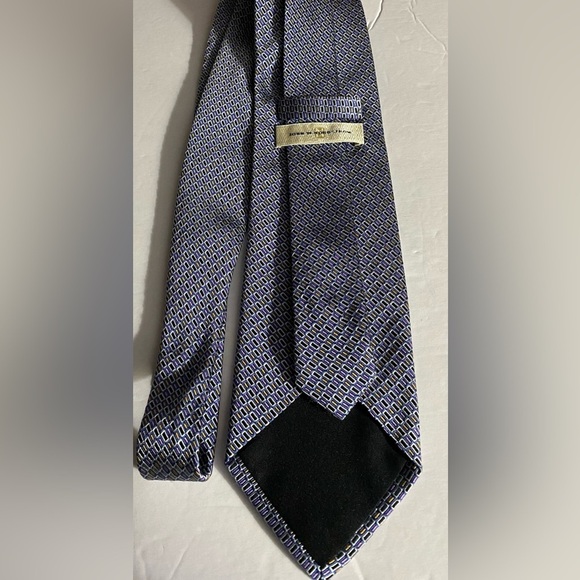 EUC JOHN W NORDSTROM Tie, 100% Beta Silk, Geometric, Handmade in Italy, Italian - Picture 4 of 10